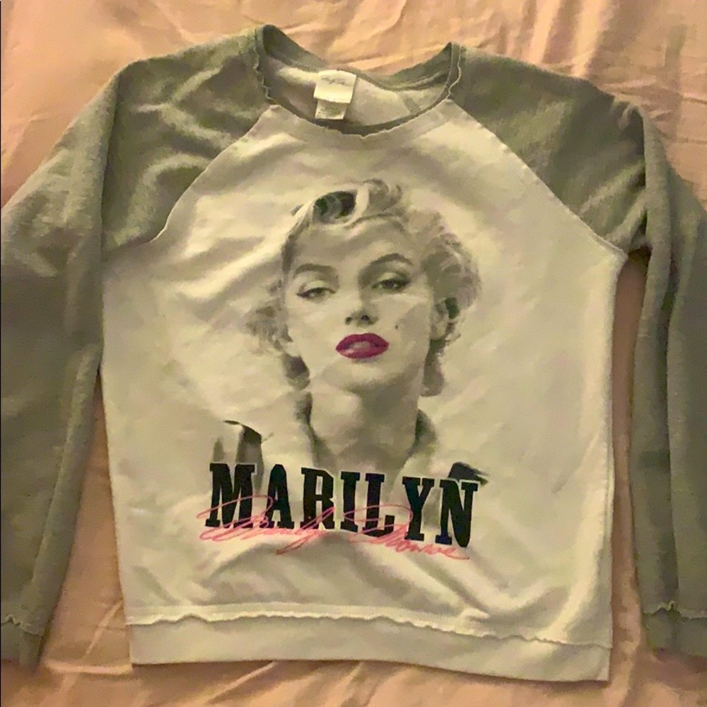 Marilyn Monroe long sleeve sweatshirt